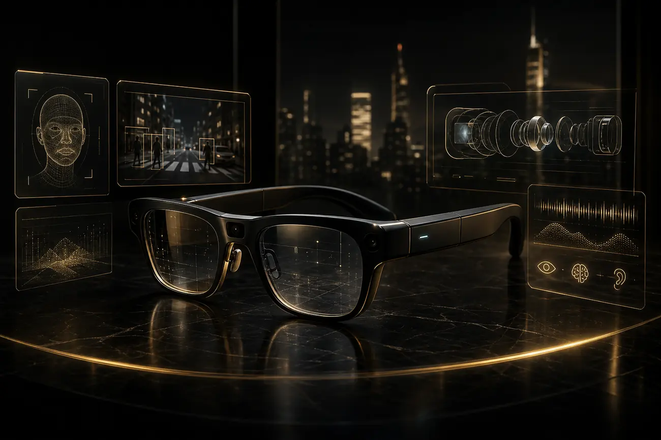 AI smart glasses concept thumbnail for GlassInterface